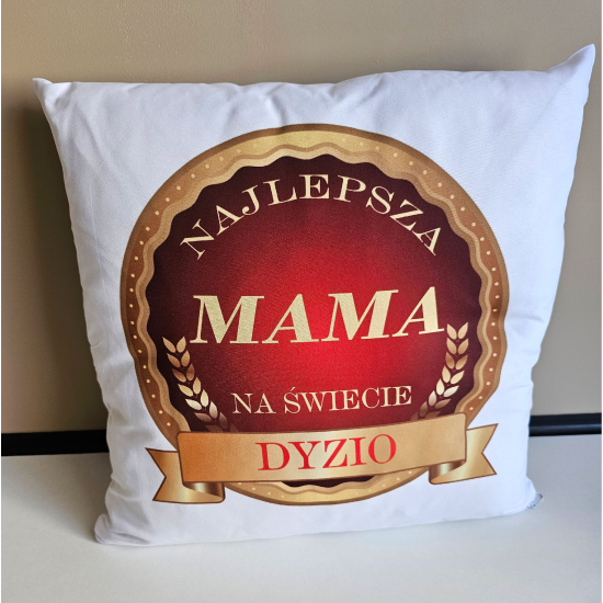 Poduszka na DZIEŃ OJCA Personalizowana Z Imieniem Dedykacją hipoalergiczna